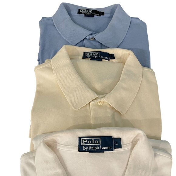 Polo By Ralph Lauren Men's Polo Shirts Lot Of 3, Size L - Picture 2 of 11